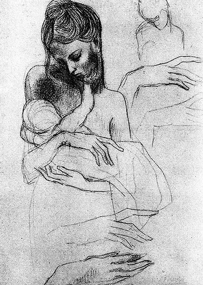 Mother and Child Study (1904) Pablo Picasso